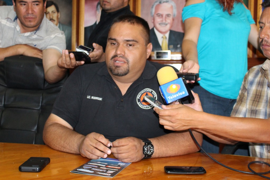LUIS FERNANDO RODRÍGUEZ, TITULAR DE PROTECCION CIVIL