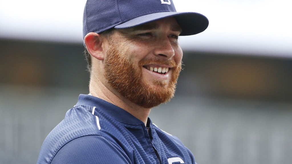 San Diego Padres starting pitcher Ian Kennedy prior to a baseball game against the Seattle Mariners  Tuesday, June 30, 2015, in San Diego.  (AP Photo/Lenny Ignelzi)