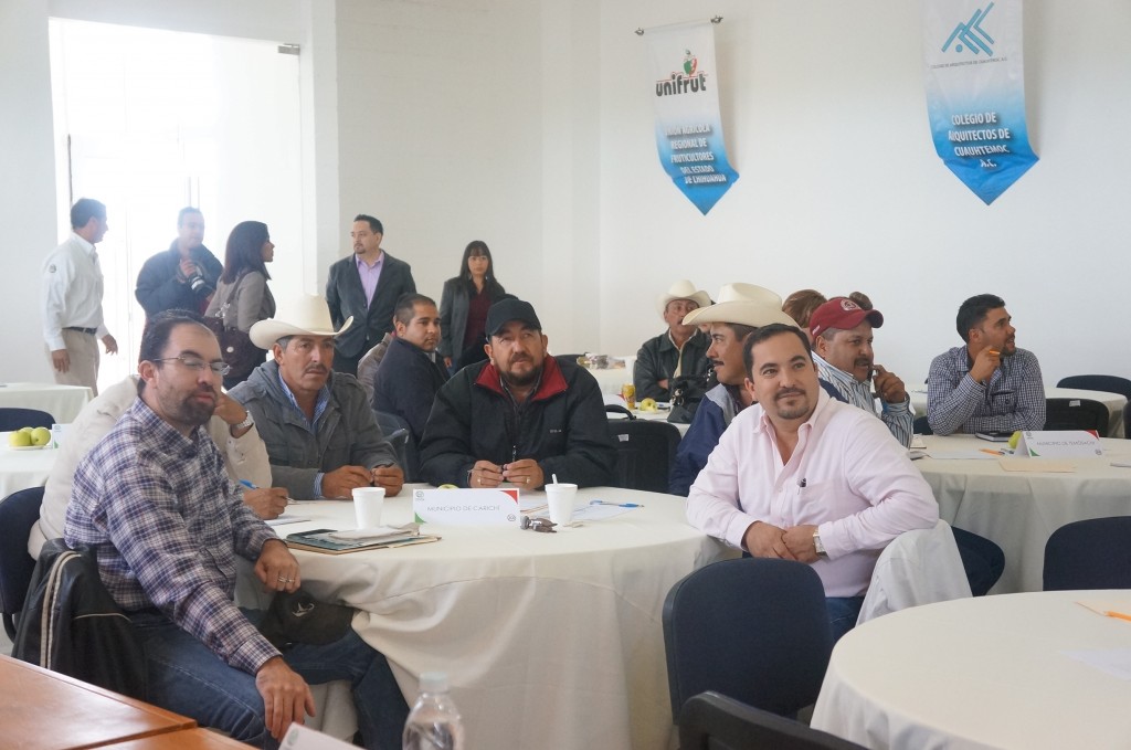 ASISTENTES AL TALLER DE CAPACITACION DE PRESIDENTES MUNICIPALES