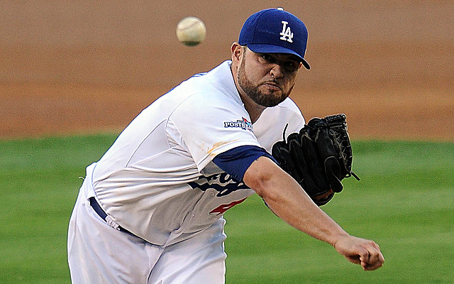 MLB: NLCS-St. Louis Cardinals at Los Angeles Dodgers