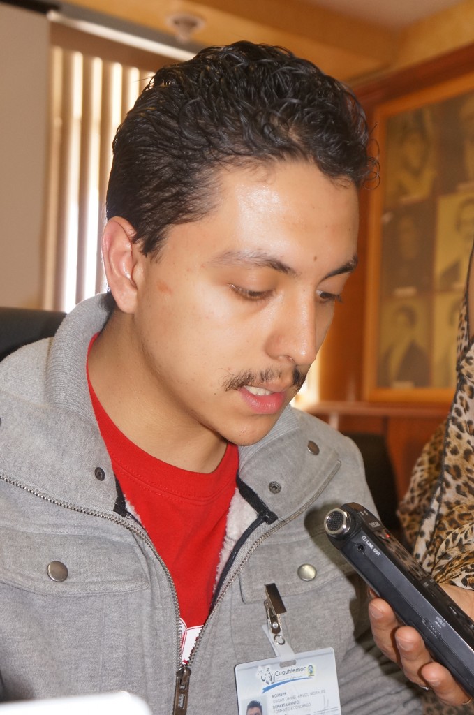 DANIEL ARVIZO, DEL MÓDULO DE TURISMO