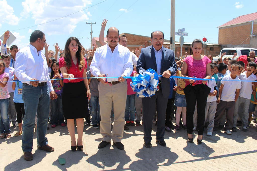 Inauguración en calle Xochimilco