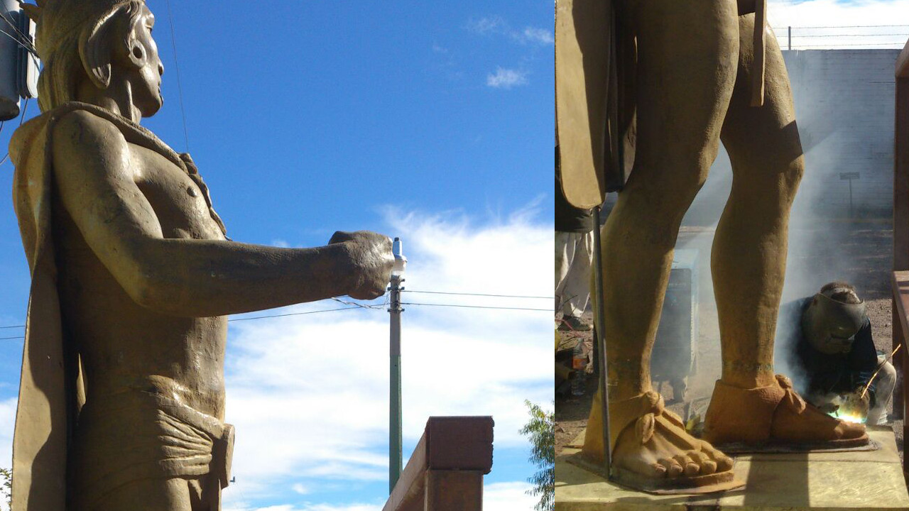 Especialista-en-arte-del-INAH-restaura-estatua-de-Cuauhtémoc_1