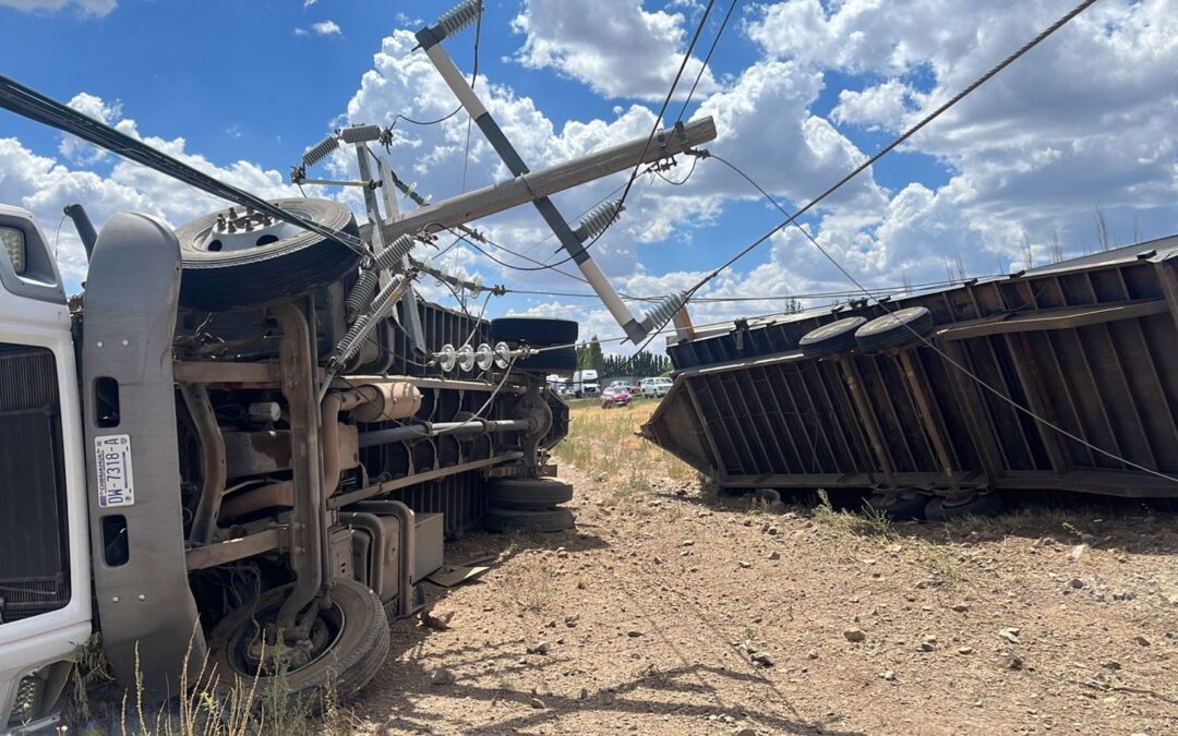 CHOQUE VOLCADURA UN MUERTO.