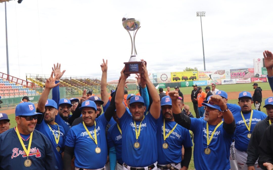 MANZANAROS TRICAMPEONES EN  MASTER.