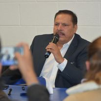 LUPE RAMOS  A REUNION PARA NOMBRAMIENTOS  DE DIRECTIVOS DE ZONA