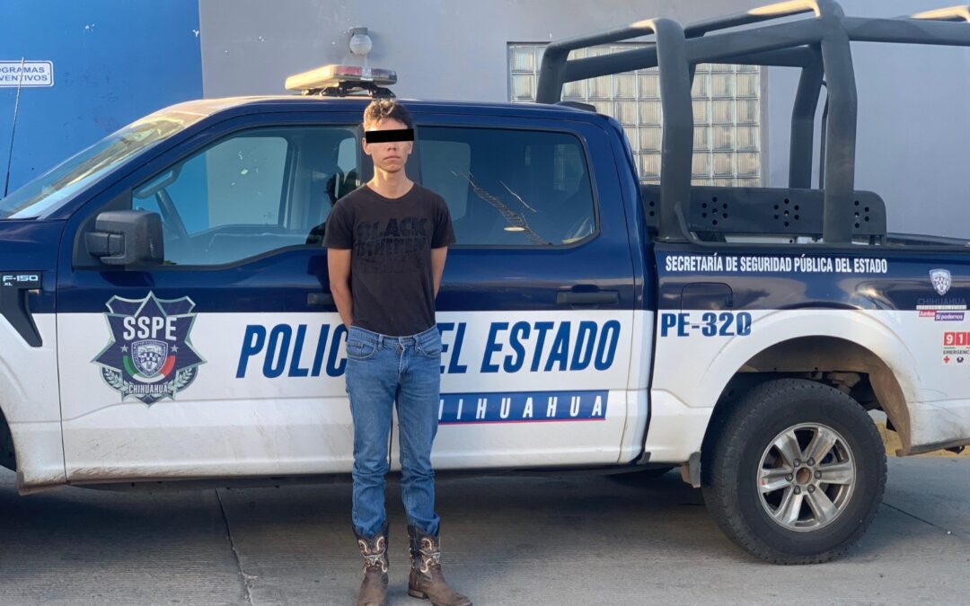 DETIENE  SSPE A UNO POR PRESUNTO ROBO  DE BANCO EN CUAUHTEMOC