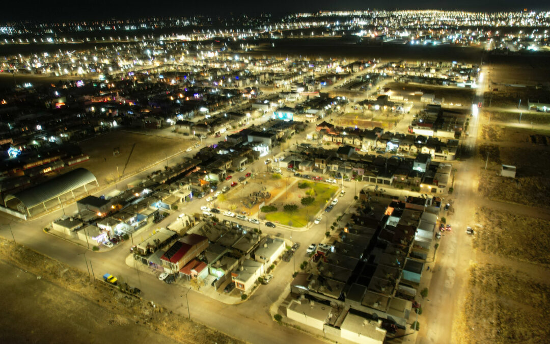 INSTALAN 1400 LUMINARIAS EN CUAUHTEMOC