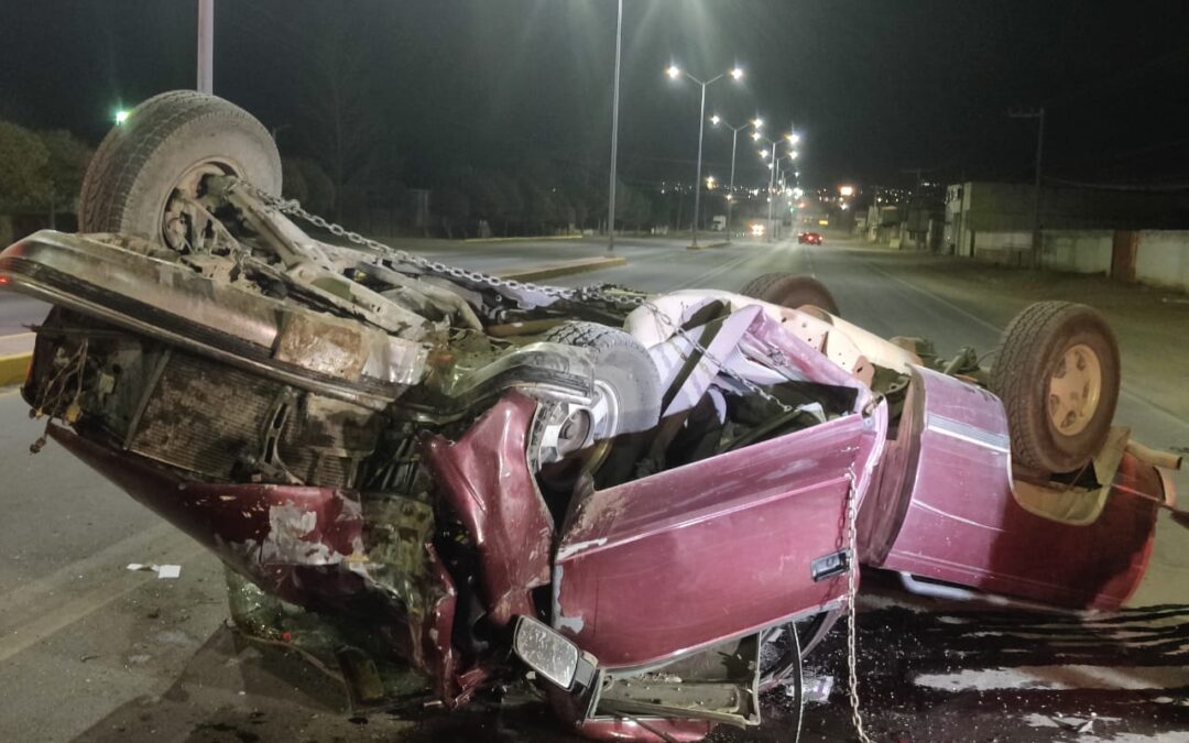 CONDUCTOR DE 18 AÑOS SE SALVO DE MILAGRO