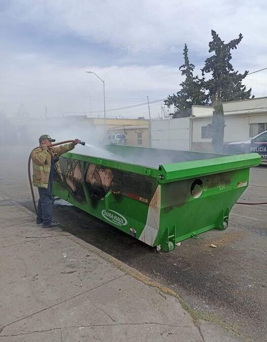 TEMPORAL COLOCACION DE CONTENEDORES PARA BASURA