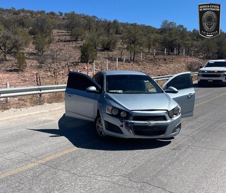 ASEGURA AEI DOS VEHICULOS UNO USADO EN ROBO CON VIOLENCIA