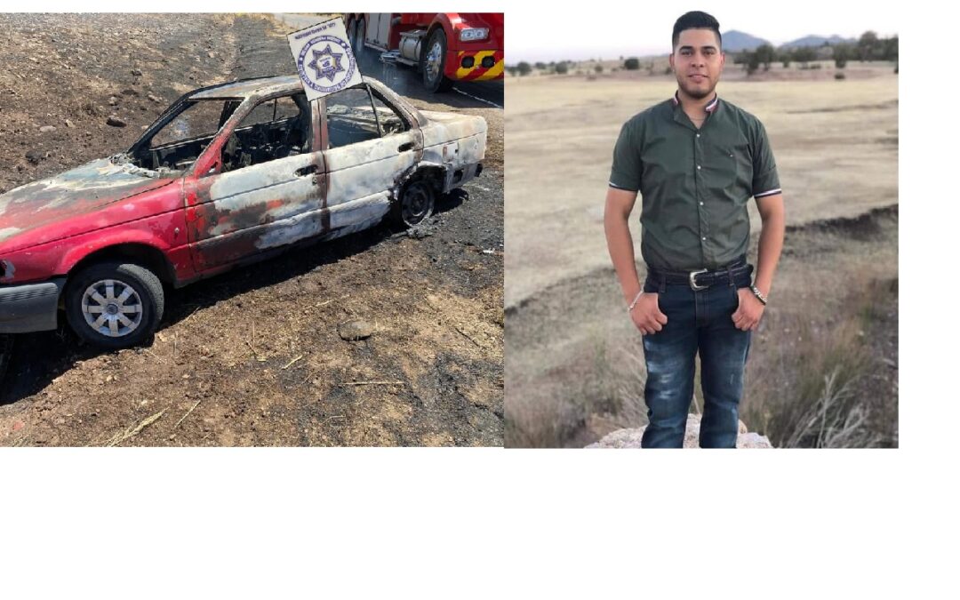 JULIO RIVERA  VIAJABA EN AUTO LOCALIZADO INCENDIADO LA MAÑANA DE LUNES