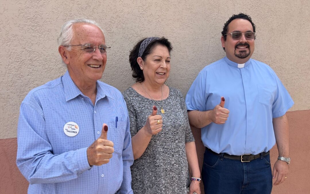 BETO PERÉZ, SAÚL MIRELES Y LULY MENDOZA INVITAN A LAS FAMILIAS A VOTAR