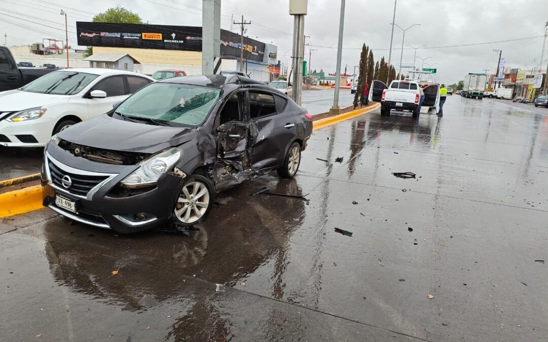 CHOQUE POR EL BOULEVARD BAEZA