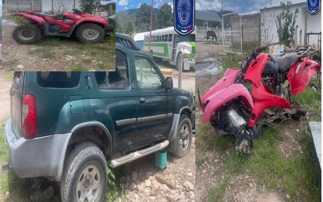 ASEGURAN 3 VEHICULOS EN OCAMPO