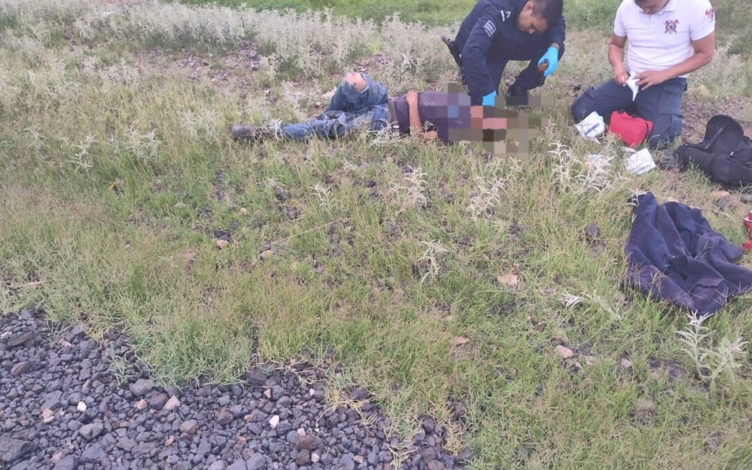 EN ANÁHUAC SUFRIÓ CAÍDA DEL TREN