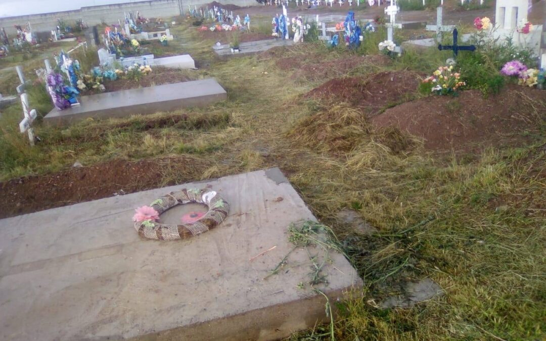 DOMINGO 13 DE OCTUBRE FCHA LÍMITE PARA REPARACIONES DE TUMBAS EN PANTEONES