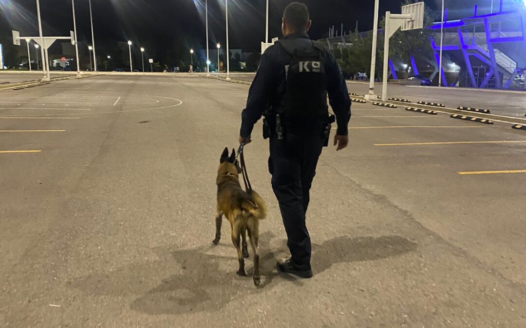 VIGILANCIA EN EL POLIDEPORTIVO PARA MANTENER EL ORDEN