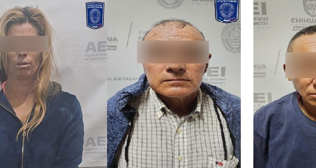 MUJER Y DOS HOMBRES  DETENIDOS POR VIOLACIÓN Y TRATA DE MENORES