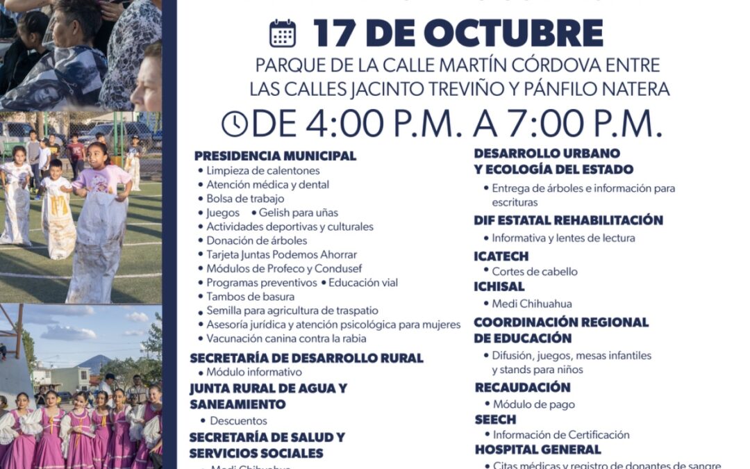 LA FERIA DE SERVICIOS VA A LA EMILIANO