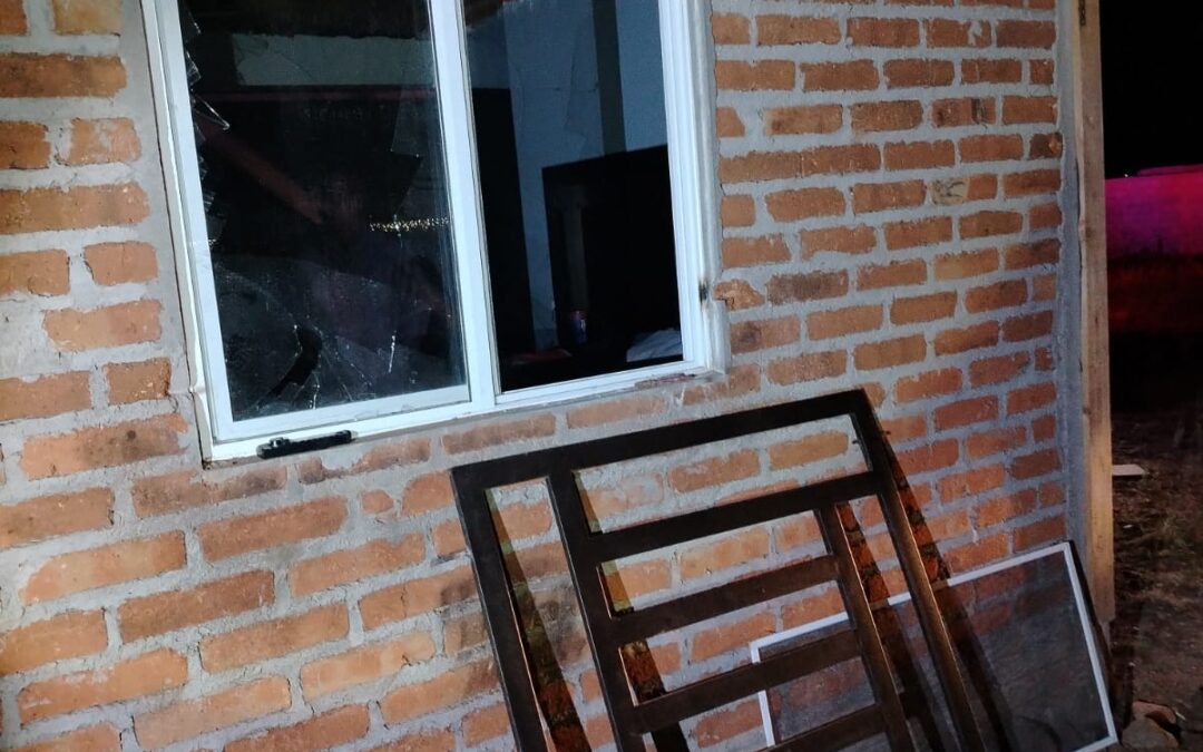 FORZARON VETANA Y SE LLEVARON VARIOS ARTICULOS