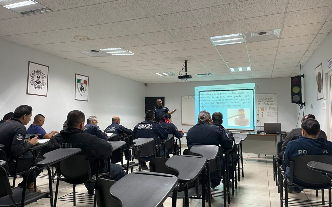 IMPARTE SUBSECRETARIA DE MOVILIDAD DE LA SSPE CURSO DE ACCIDENTOLOGIA PARA AGENTES DE VIALIDAD