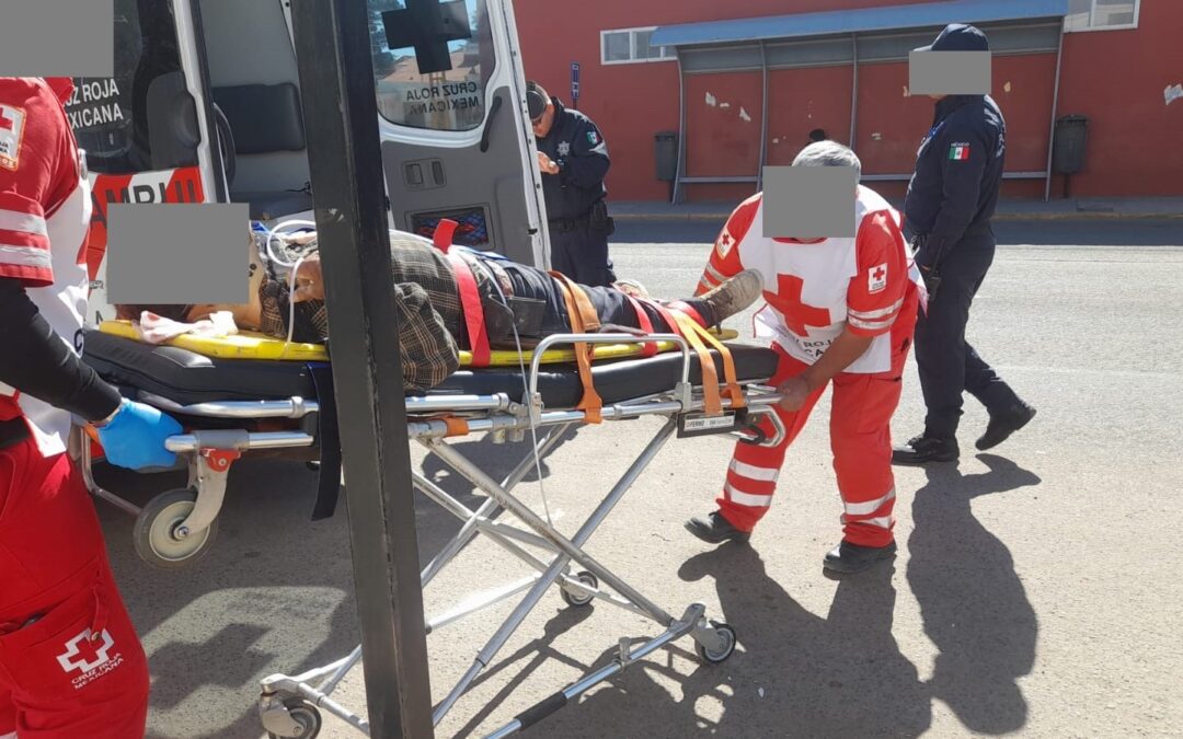 APOYAN TRASLADO DE CIUDADANO CAYÓ DE ANDAMIO