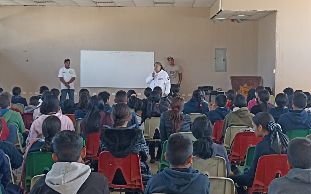 “CUAUHTEMOC LIBRE DE DROGAS IMPACTA A 150 ESTUDIANTES DE LA TECNICA 5