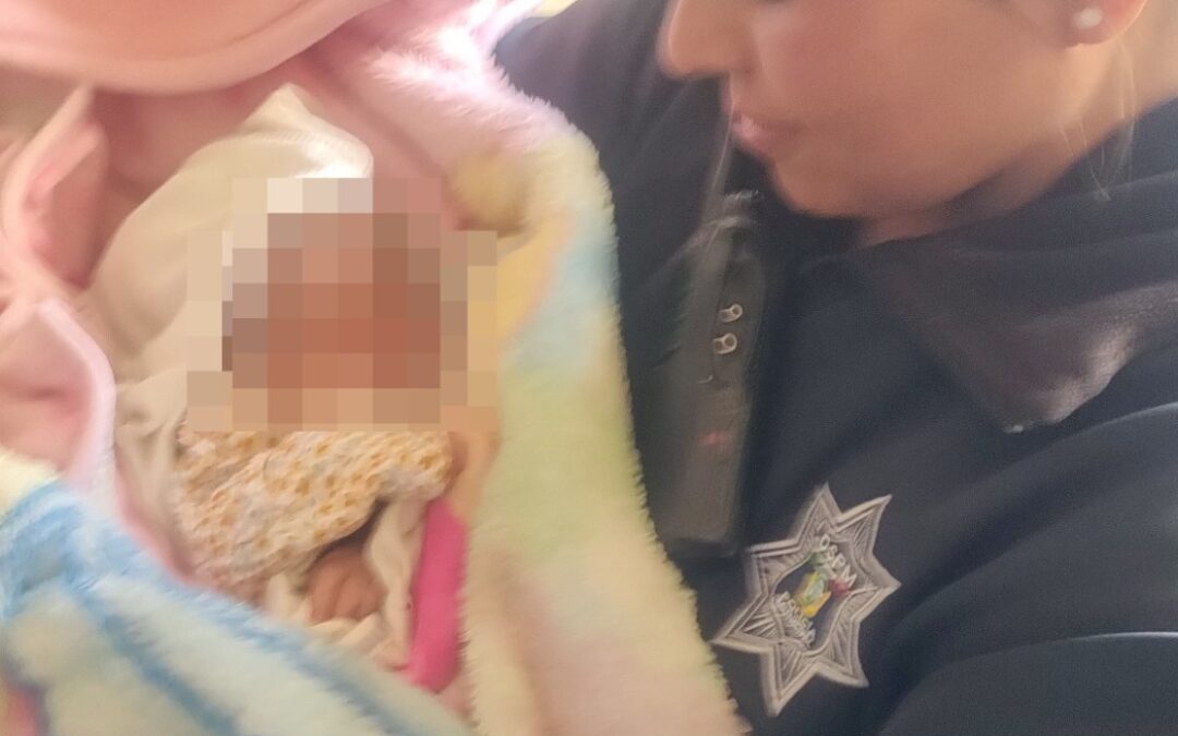 RESGUARDAN A RECIEN NACIDA EN APARENTE ABANDONO