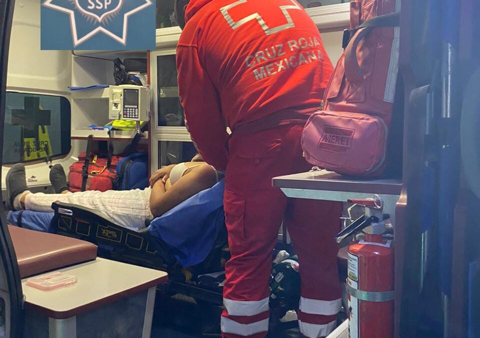 EN RUBIO AUXILIARON A MUJER LESIONADA CON ARMA BLANCA