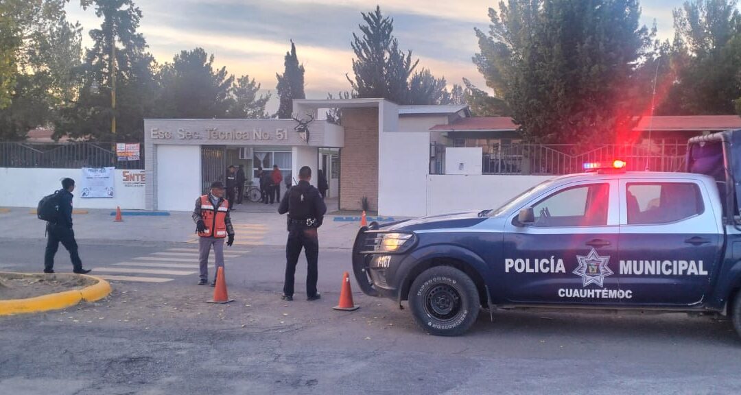 OTORGAN VIGILANCIA EN CENTROS EDUCATIVOS