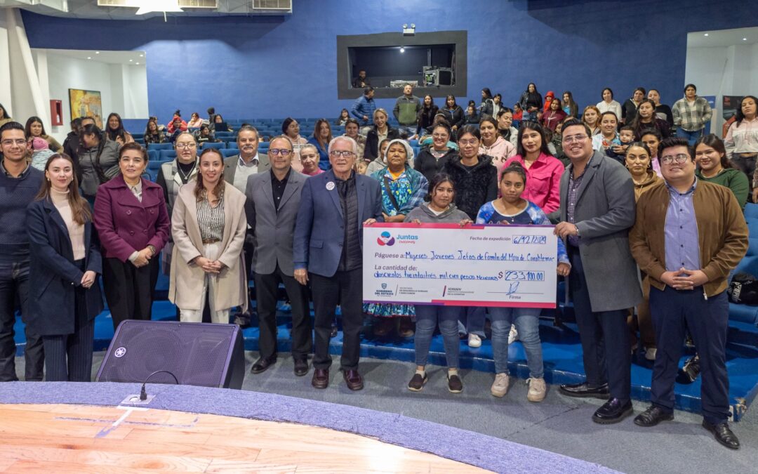 111 MUJERES RECIBEN APOYOS DEL PROGRAMA JUNTAS  CRECEMOS