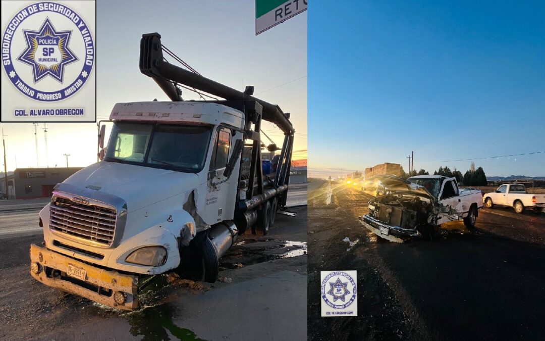 PICKUP CORTA CIRCULACIÓN A TRACTOCAMIÓN