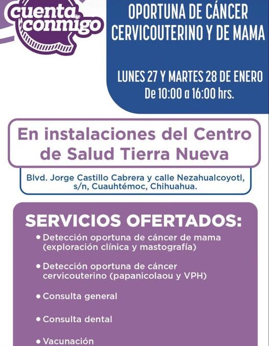 CAMPAÑA  PARA LA DETECCION DEL CANCER