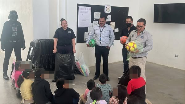 LA  DSPM LLEVÓ ALEGRÍA A NIÑOS DE CUAUHÉMOC