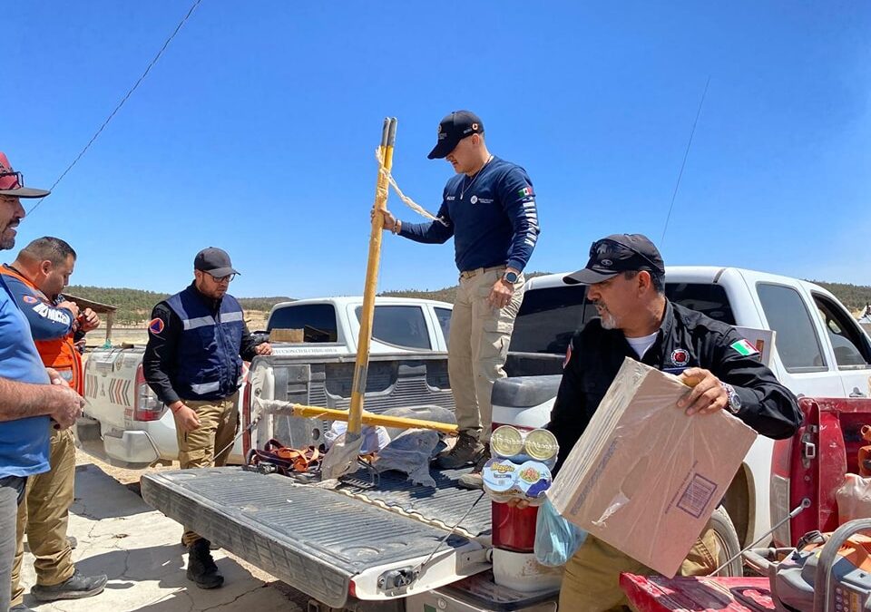 APOYA CUAUHTÉMOC A BRIGADISTAS EN INCENDIOS