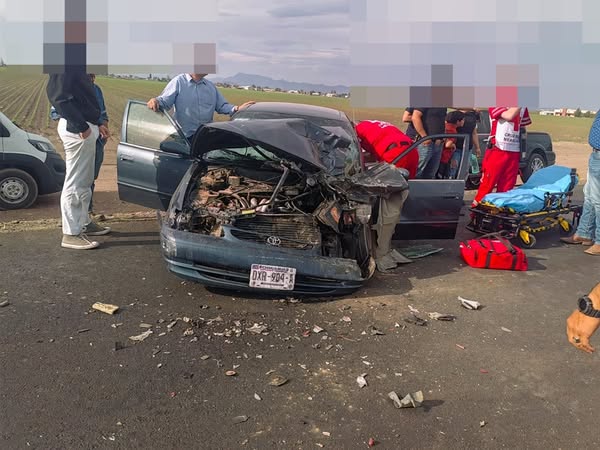 DOS LESIONADAS EN CHOQUE