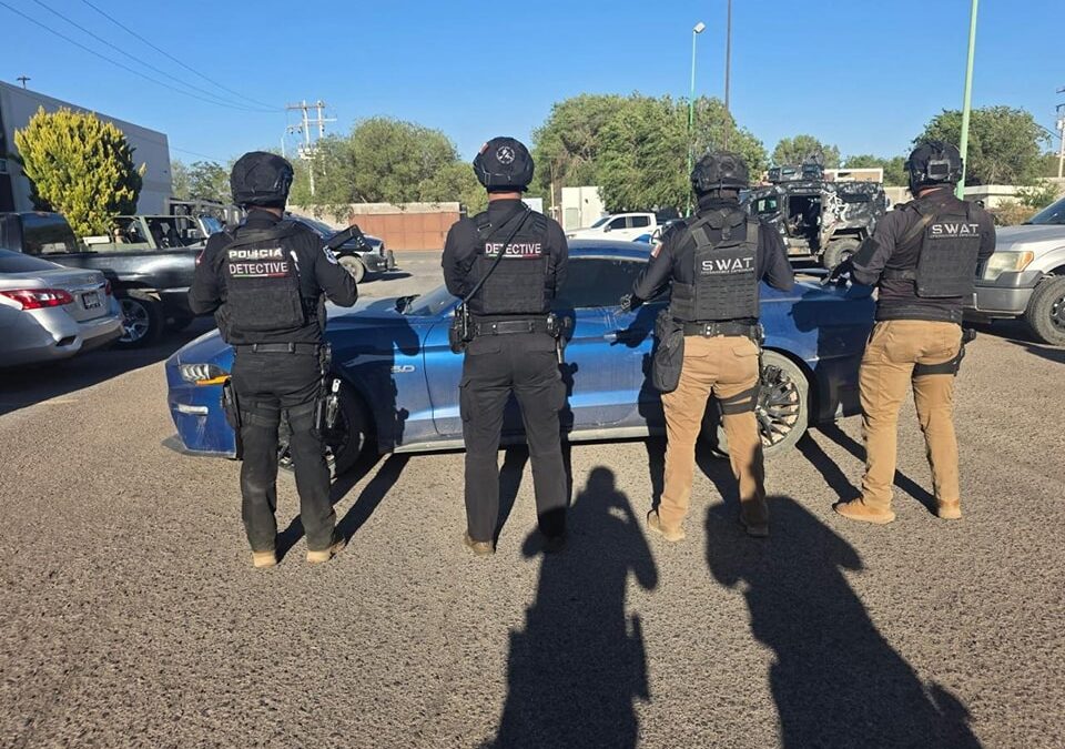 ASEGURAN VEHICULOS   CON REPORTE DE ROBO EN NAMIQUIPA