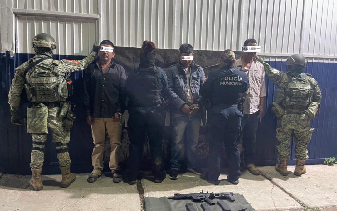 CAPTURAN A SUJETOS POR POSIBLE ASESINATO DE POLICIA EN ANAHUAC