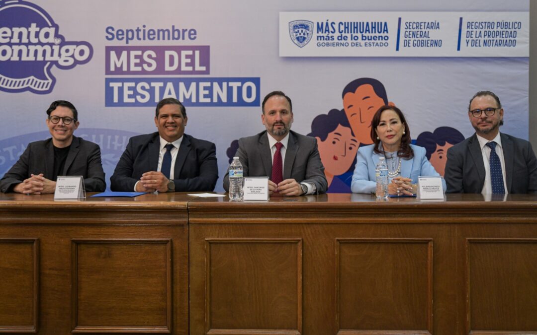 INICIA EL PROGRAMA SEPTIEMBRE:MES DEL TESTAMENTO