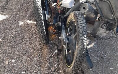 MOTOCICLISTA GRAVE EN ACCIDENTE