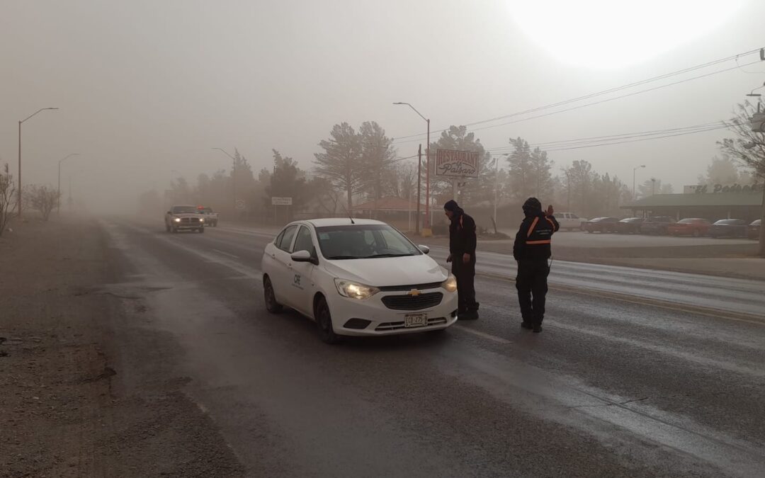 DESCENSO DE TEMPERATURAS A CAUSA DE FRENTE FRIO