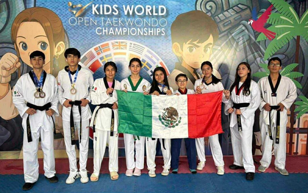 CUAUHTÉMOC LOGRA MEDALLAS MUNDIALES EN TAE KWON DO