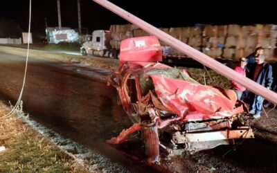 TRES LESIONADOS EN CHOQUE