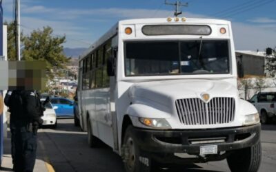 DISPARAN CONTRA CAMION URBANO