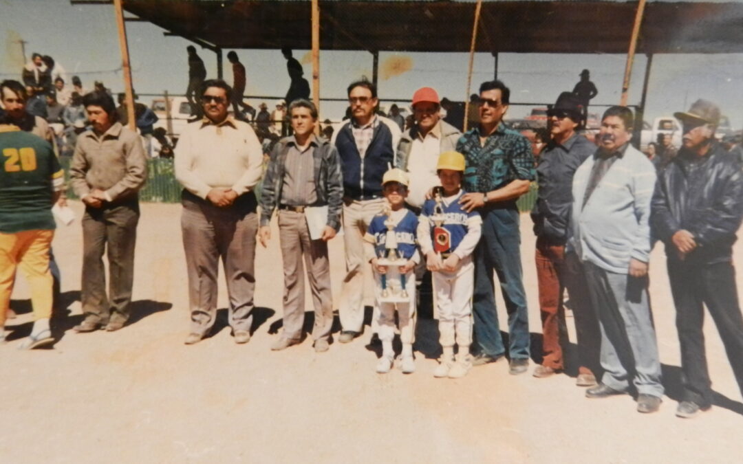 HÉCTOR ESPINO (+) EN EL VIEJO ESTADIO DE RIELEROS DE LA JUNTA
