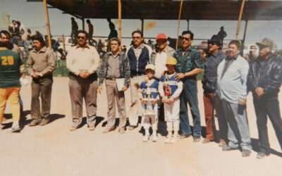 HÉCTOR ESPINO (+) EN EL VIEJO ESTADIO DE RIELEROS DE LA JUNTA