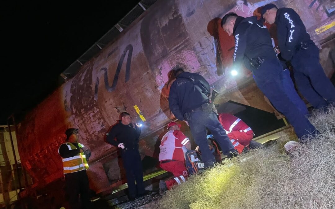 PERSONA LESIONADA EN ATROPELLO POR EL TREN