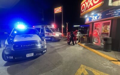 RESULTA LESIONADO AL INTERVENIR EN AGRESION A MUJER