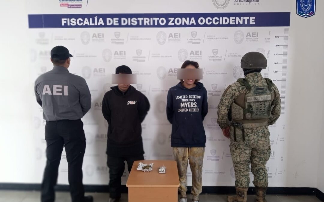 DETENIDOS CON CRISTAL Y MARIGUANA